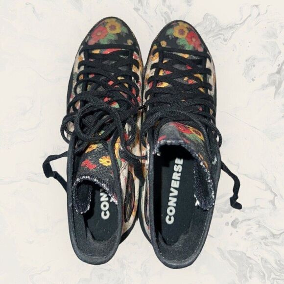 Converse Chuck Taylor All Star Sasha High Floral Bloom Hi Top Sneaker Women 5.5 - Picture 6 of 8